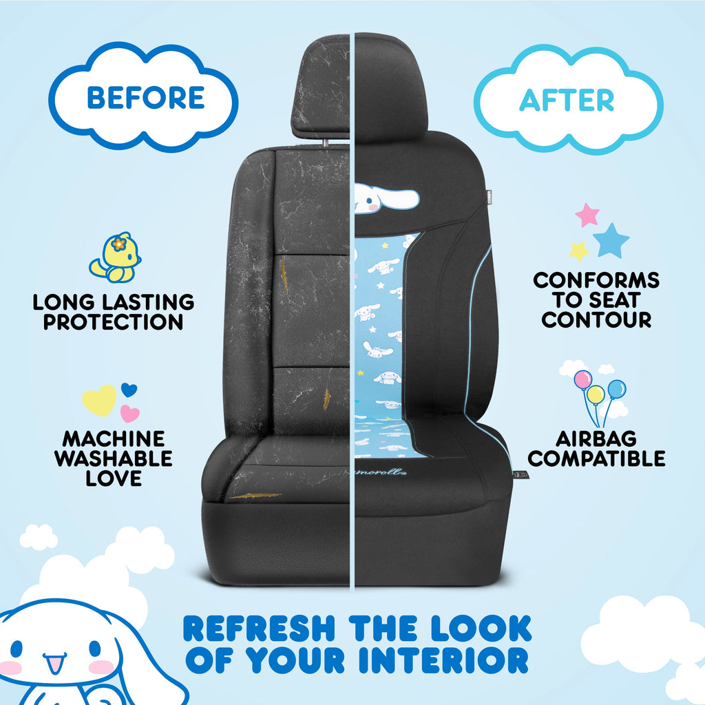 Carbella Official Cinnamoroll Front Seat Cover