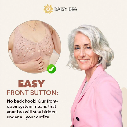 Daisy Bra - COMFORTABLE & CONVENIENT FRONT BUTTON BRA