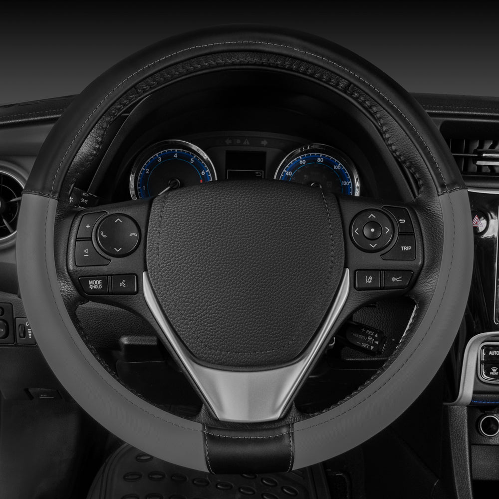 CAT ErgoDrive Faux Leather Steering Wheel Cover (Fits 14.5" - 15.5")