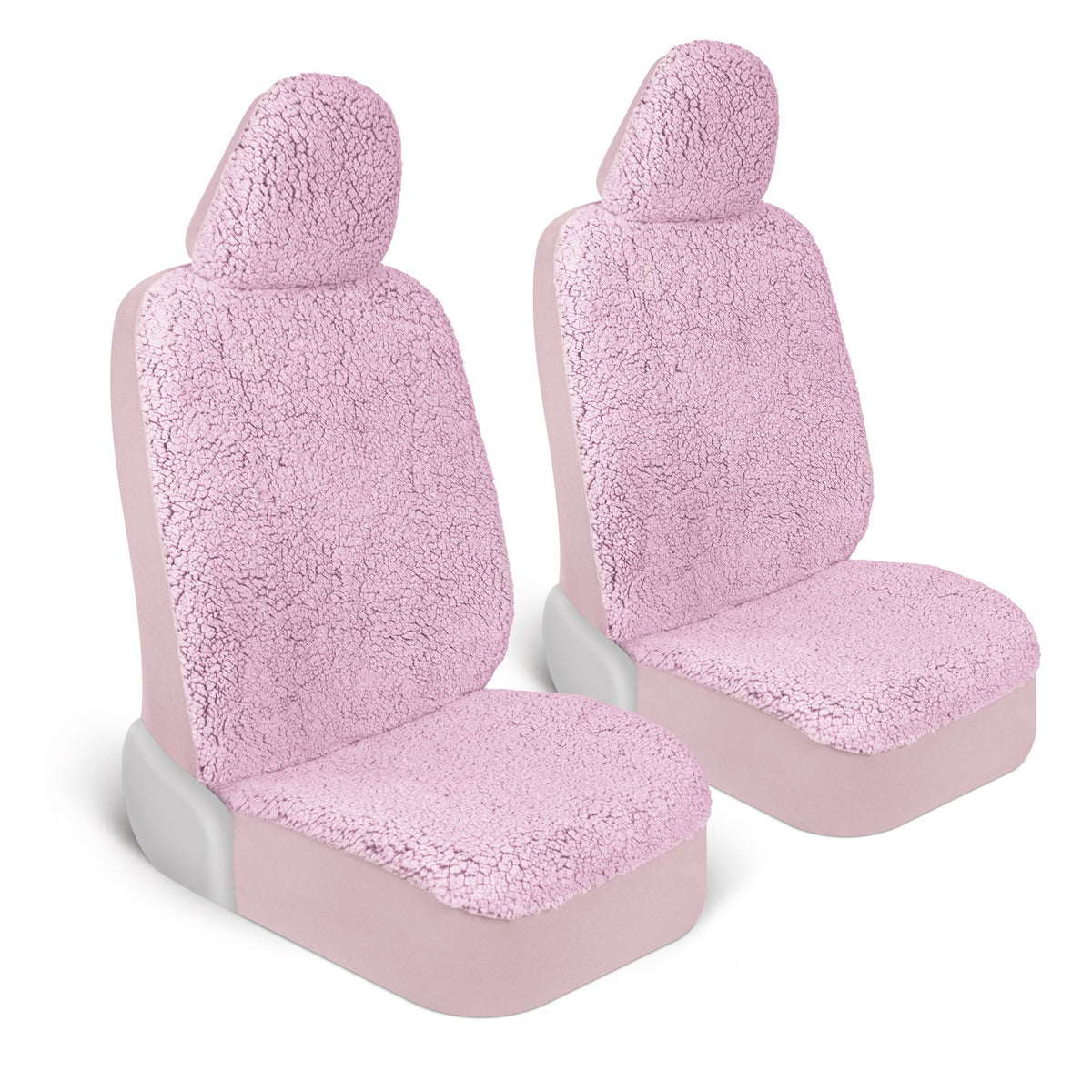 Carbella 2-Pack Plush Sherpa Fleece Front Seat Covers