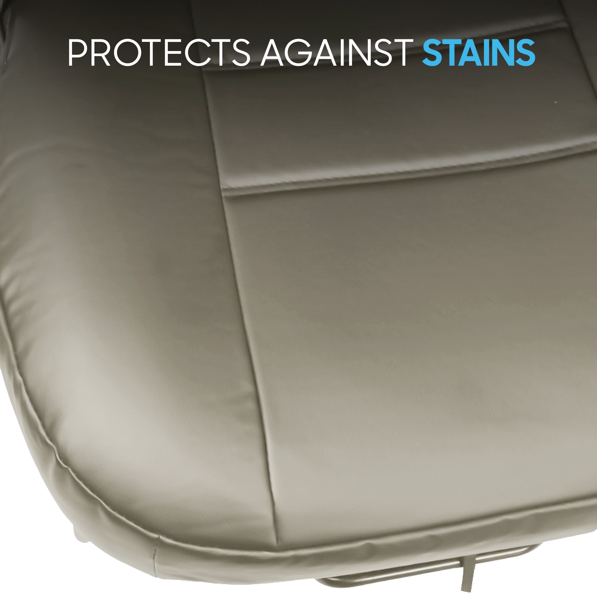BDK 2-Pack Premium Faux Leather Front Seat Covers with Integrated Seatbelt Covers