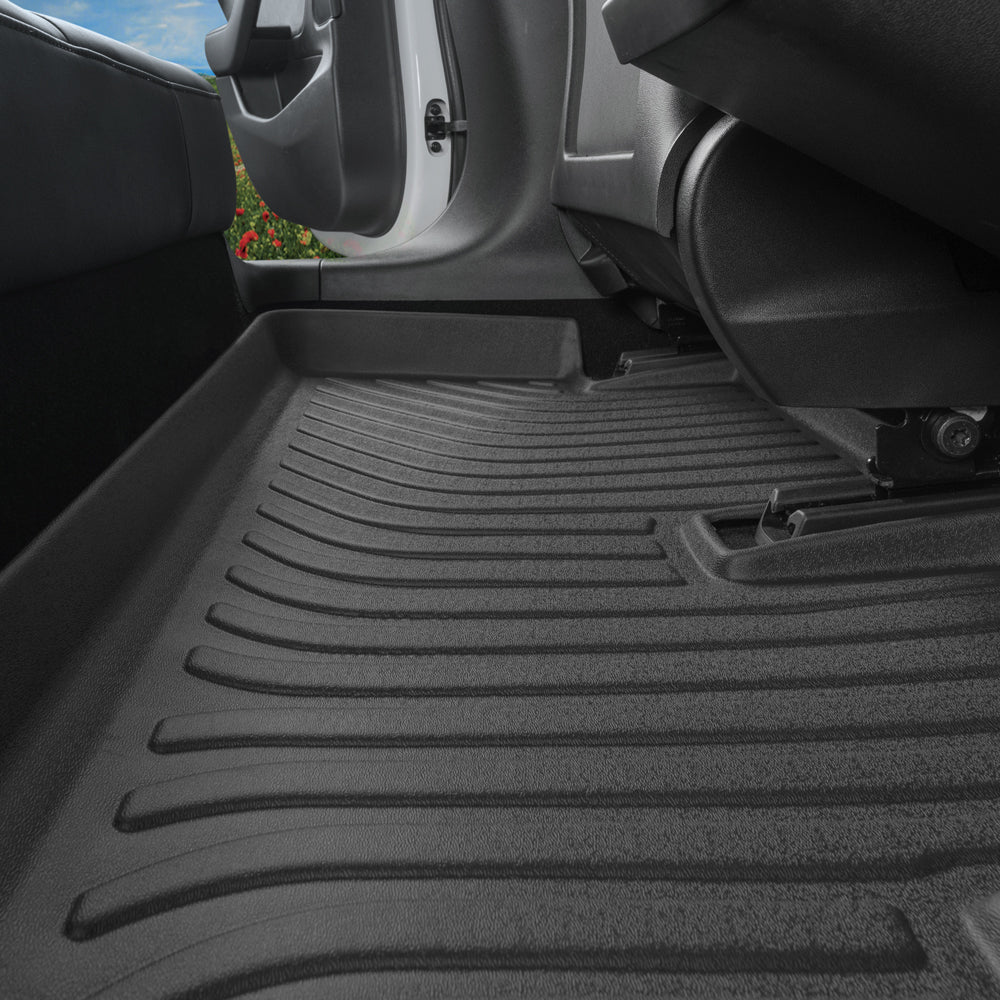 MotorTrend 3-Piece 3D Contour Custom Fit Front Floor Liner and Rear Floor Liner for Tesla Model 3 (2017 - 2020)