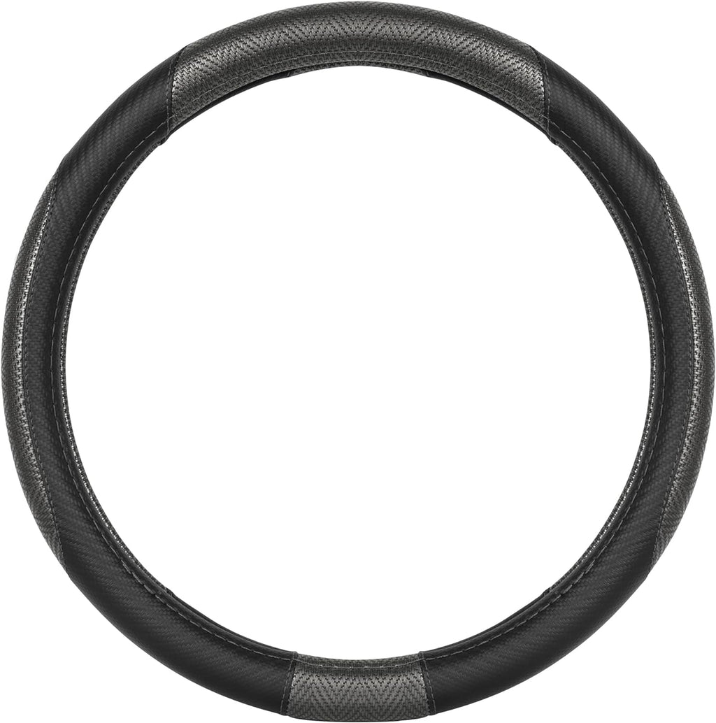 MotorTrend GripTech Perforated Pattern Sport Grip Steering Wheel Cover (Fits 14.5" - 15.5")