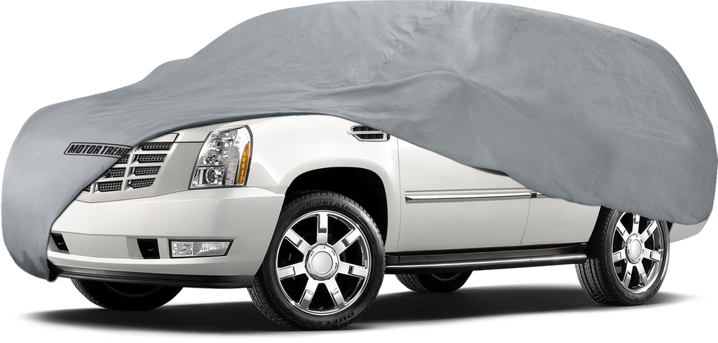 MotorTrend 4-Series Premium Poly Lined Vehicle Cover for Cars, SUVs, Trucks, Vans