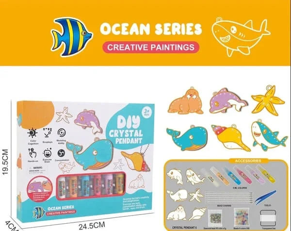 (🌲 Early Christmas Sale)🎁DIY Crystal Paint Arts and Crafts Set