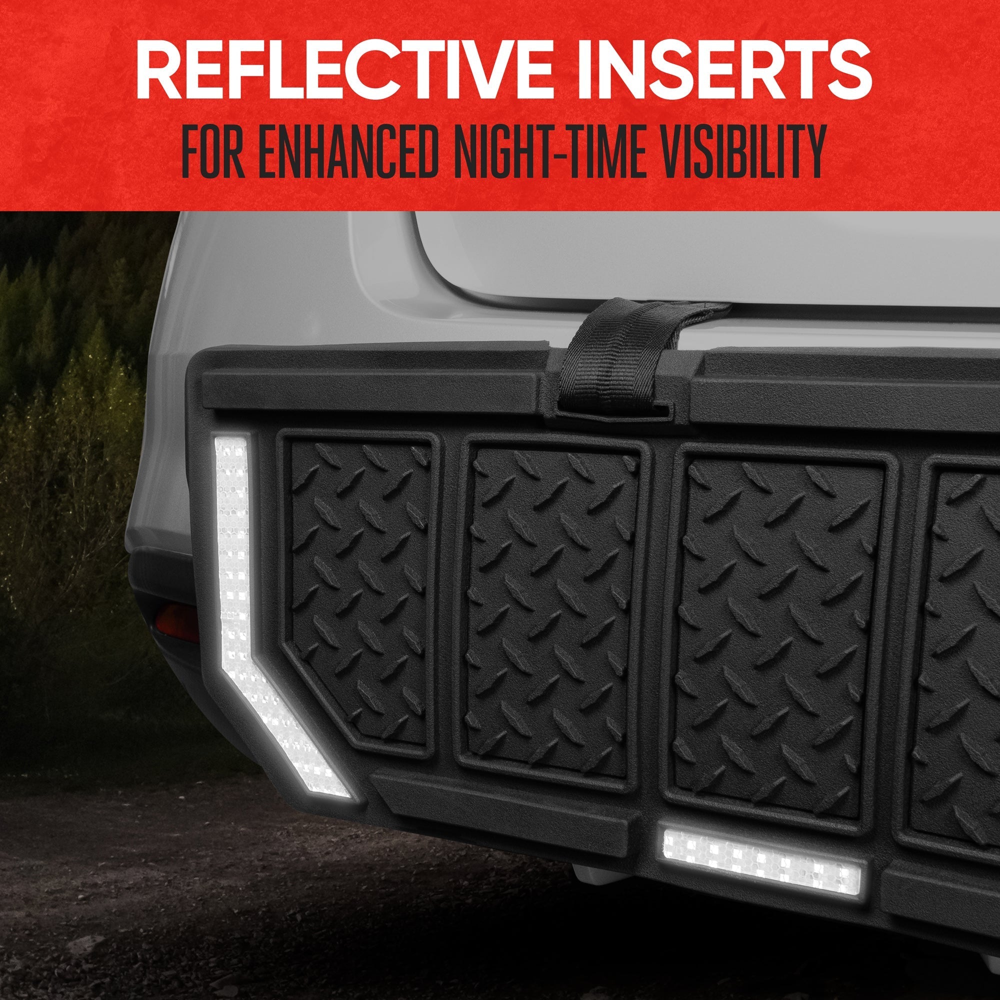 MotorTrend Bumper Guard with High Intensity Reflector (48" x 14")