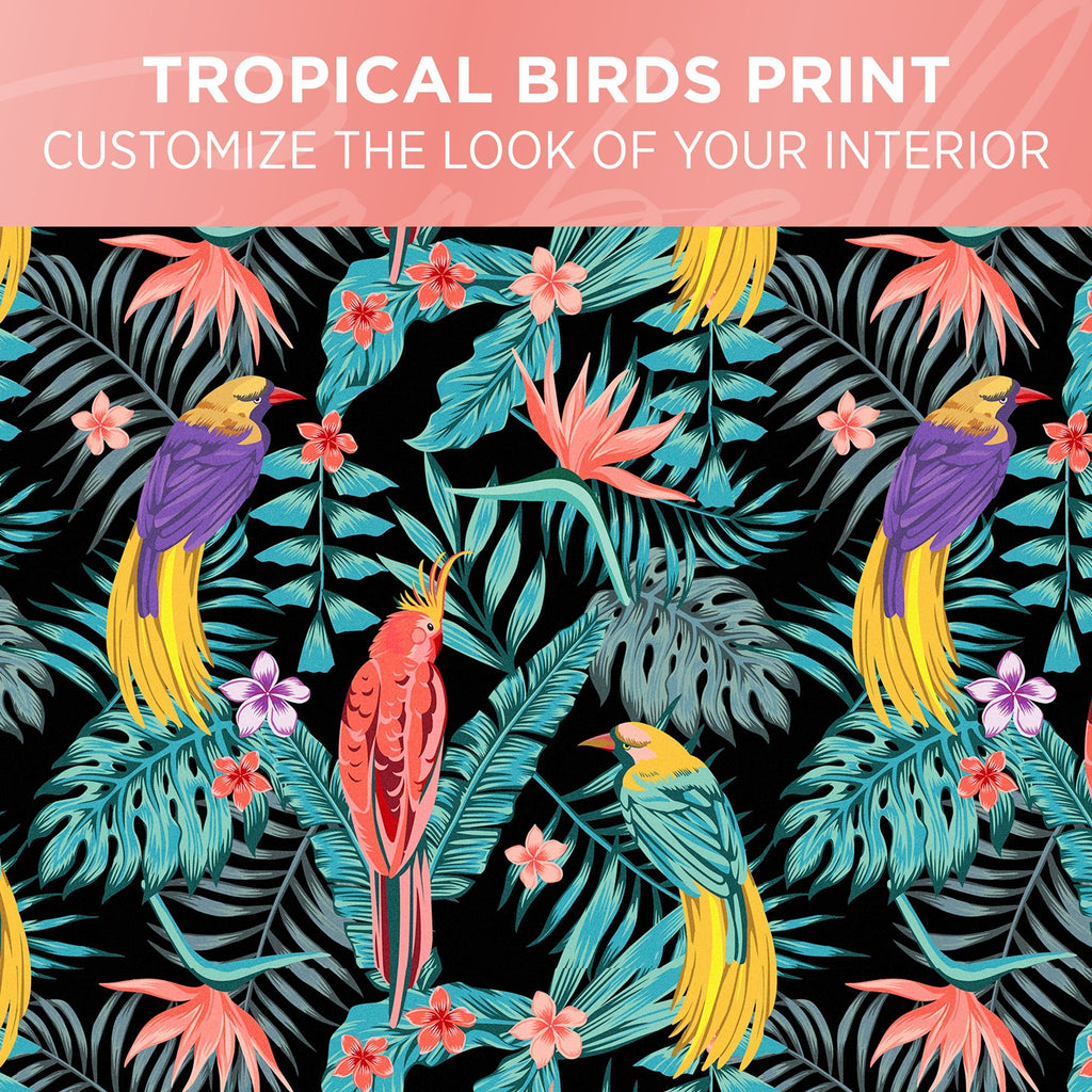 Carbella 2-Pack Tropical Birds Front Seat Covers