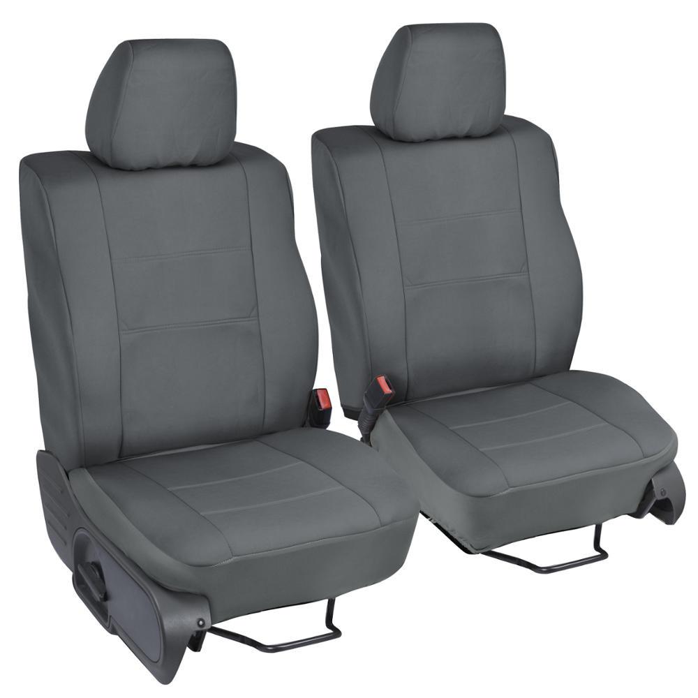 BDK 2-Pack PolyCustom EasyWrap Front Seat Covers for Ford F-150 Crew Cab (2004 - 2008)