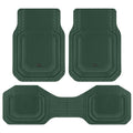Cat® ToughLiner™ Car Floor Mats - Heavy Duty Trim To Fit Mat For Trucks - Car Mats & SUV Floor Liners for Car - All-Weather Truck Accessories & Odorless Rubber Automotive Mats - Green