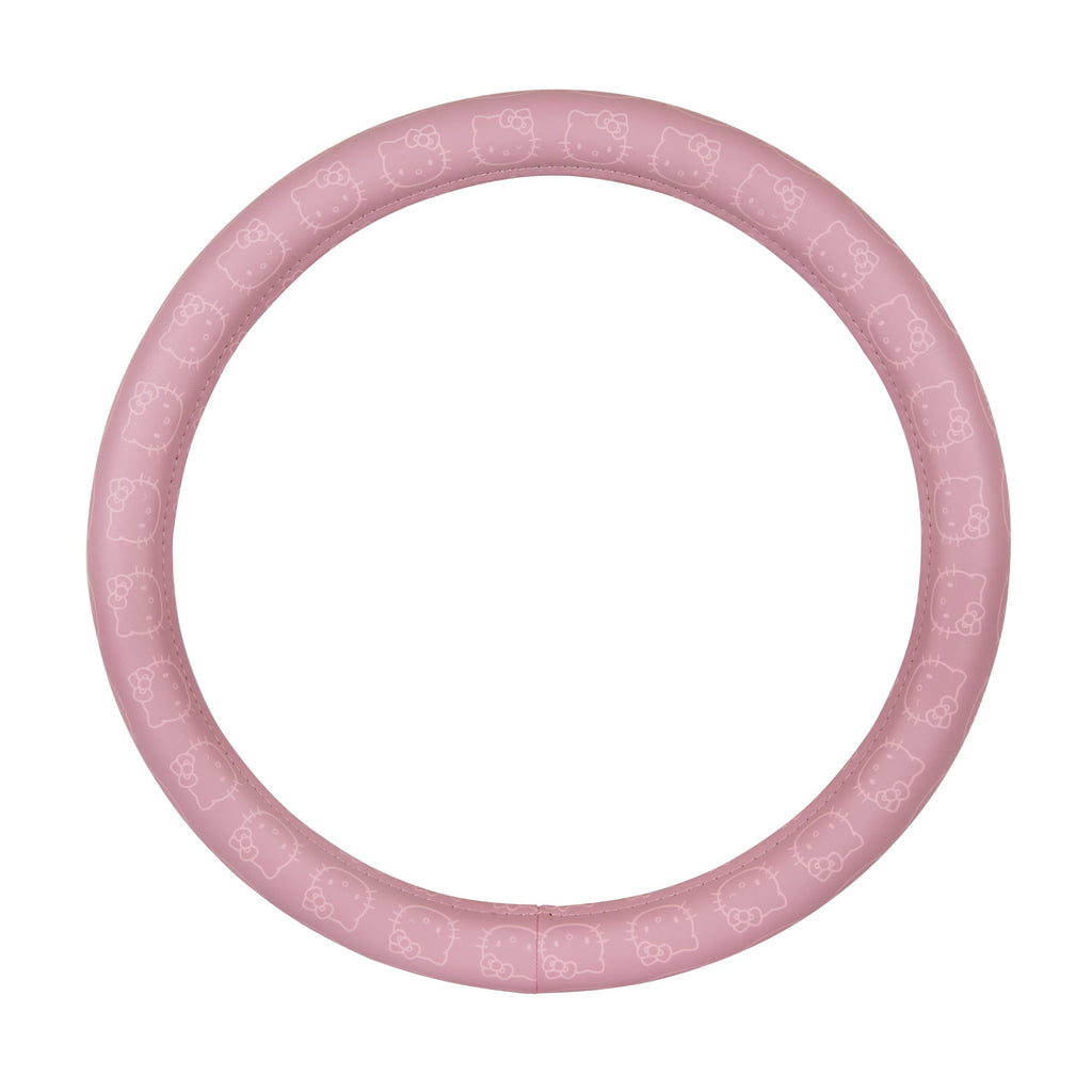 Carbella Sanrio Hello Kitty Pink Steering Wheel Cover (Fits 14.5" - 15")