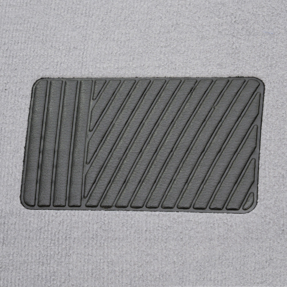 BDK 4-Piece Premium Carpet Non-Slip Heel Pad Front Floor Mats and Rear Floor Mats