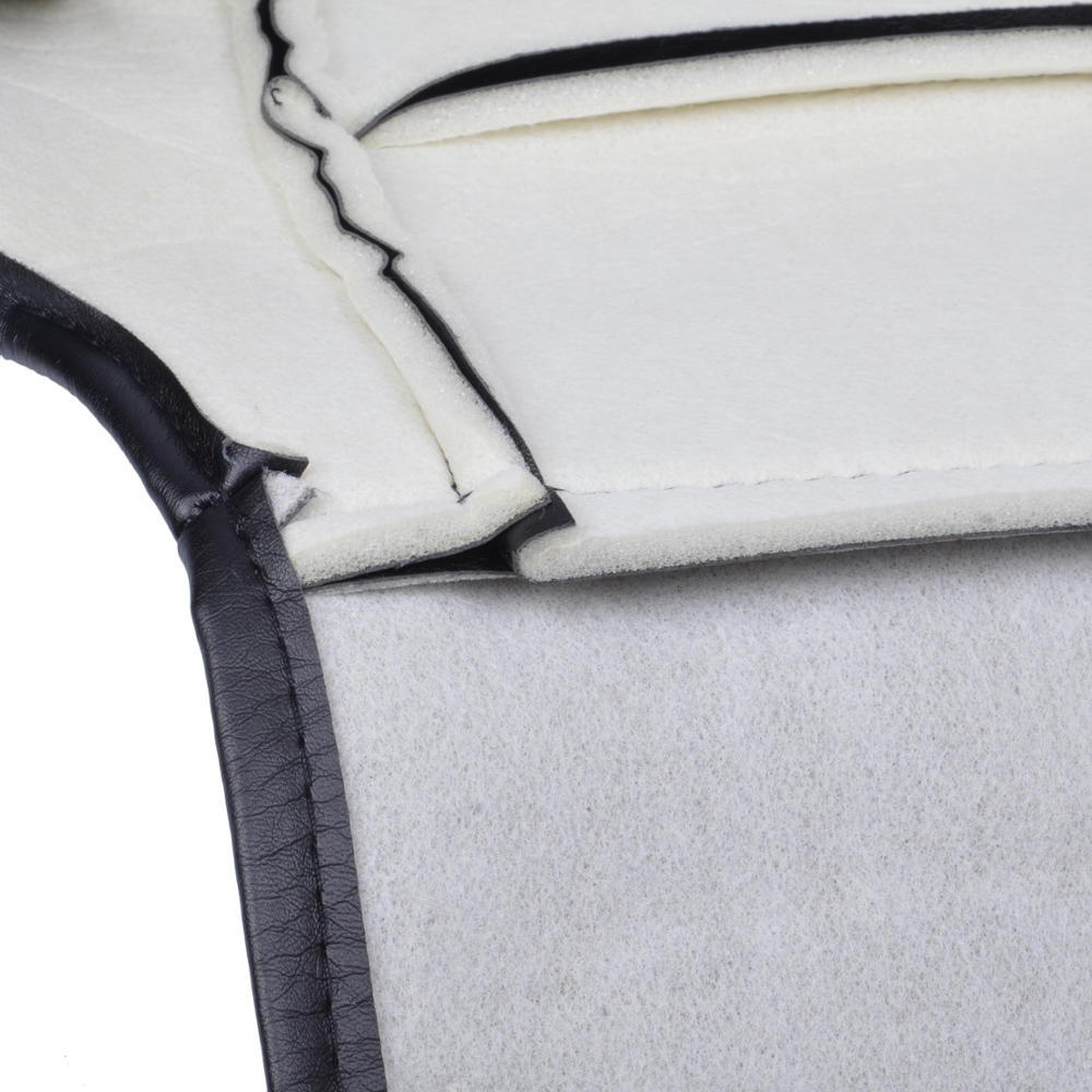 BDK 2-Pack Premium Faux Leather Front Seat Covers with Integrated Seatbelt and Armrest Covers