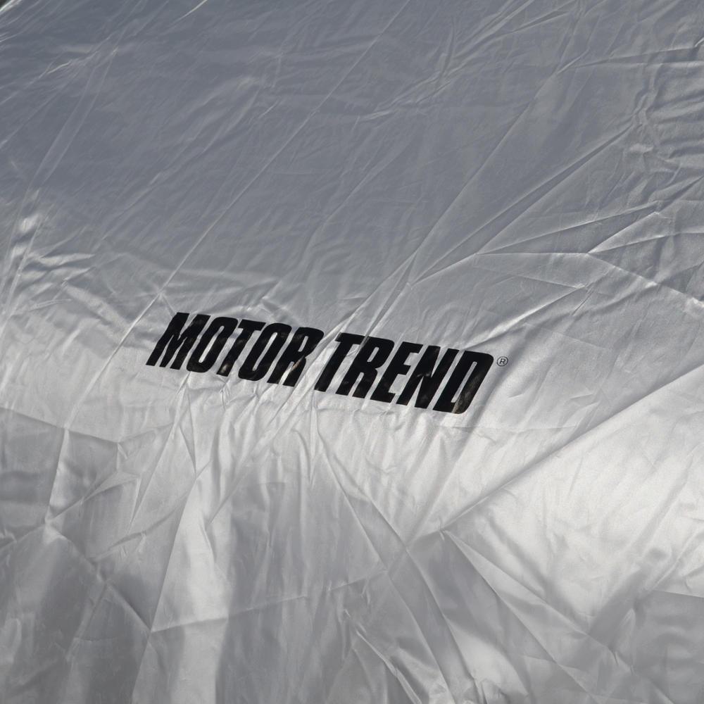 MotorTrend Single Poly All Weather Water-Proof Vehicle Cover for Cars, SUVs, Trucks, Vans