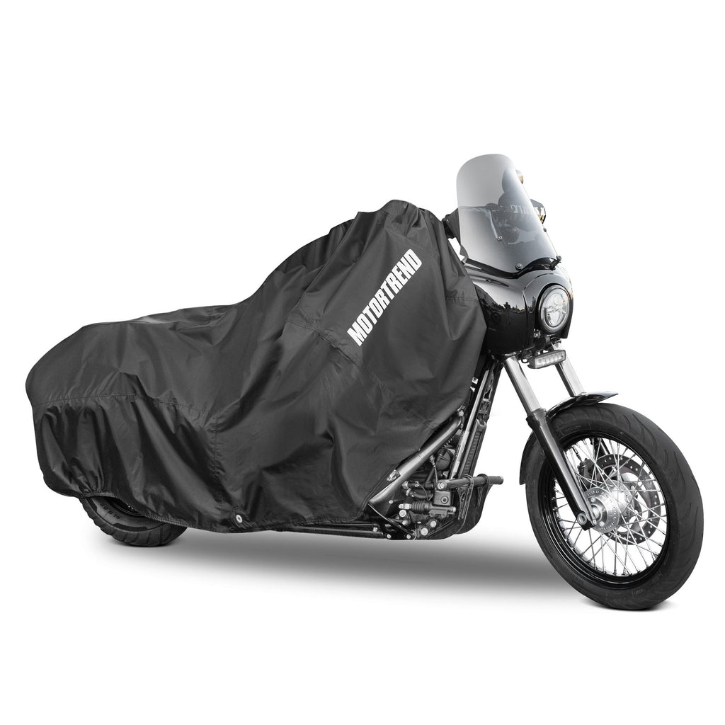 MotorTrend Vehicle Cover for Motorcycles, Mopeds, and 2-Wheelers