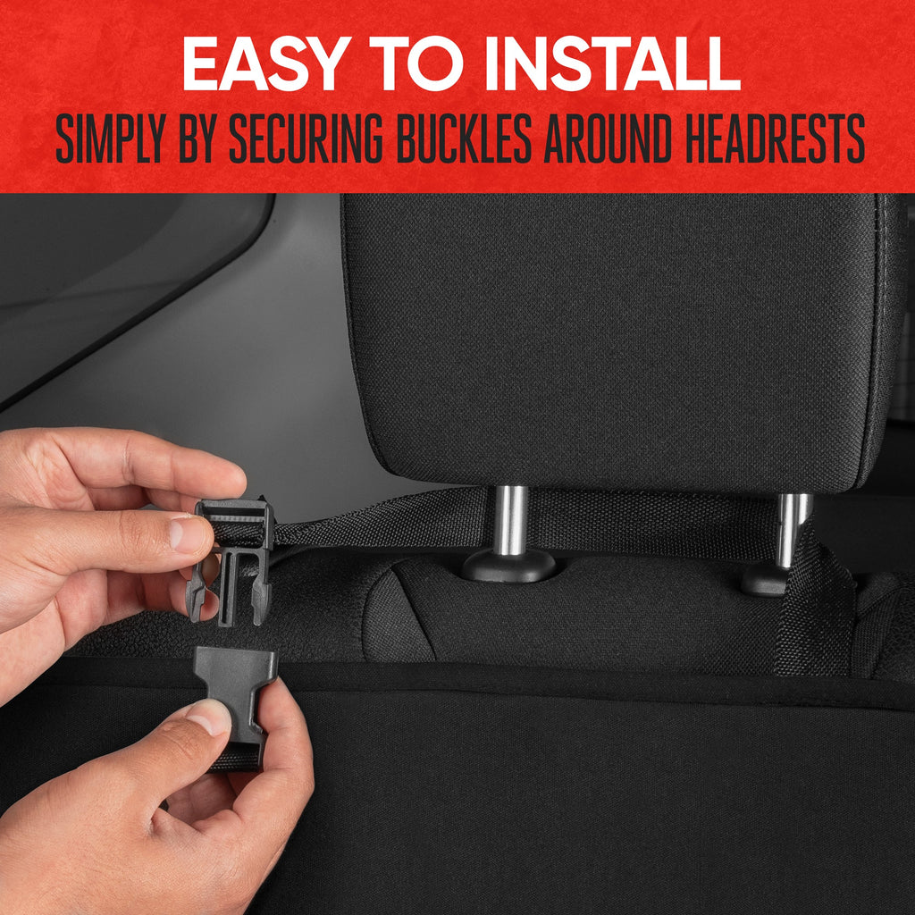 MotorTrend AquaShield Water-Proof Neoprene Rear Seat Covers