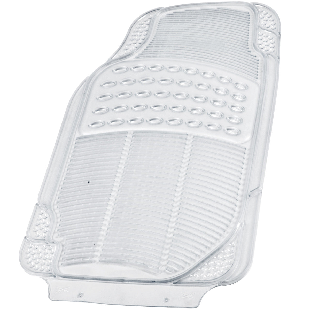 BDK 4-Piece Cushioned Grip Pad Front Floor Mats and Rear Floor Mats - Heavy Duty, All Weather, Trim to Fit