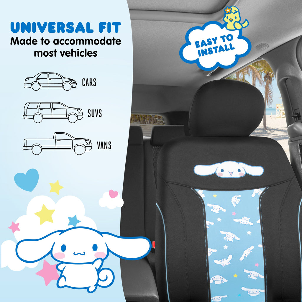Carbella Official Cinnamoroll Front Seat Cover