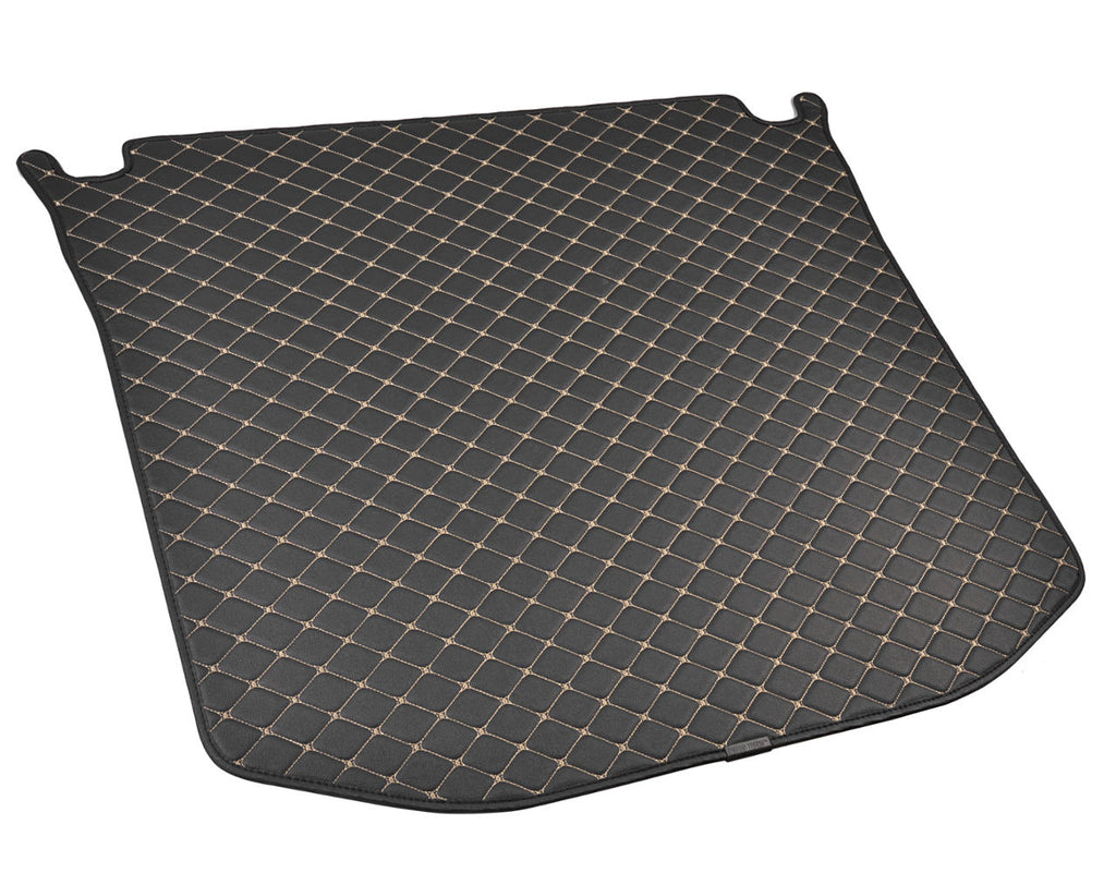 BDK Custom Fit Diamond Stitch Leatherette Trunk/Cargo Liner Mat for Jeep Grand Cherokee (2014 - 2016)