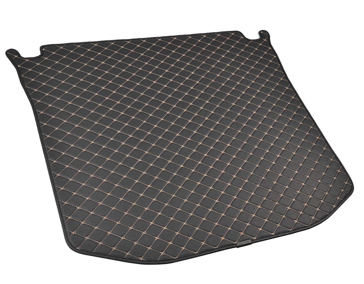 BDK Custom Fit Diamond Stitch Leatherette Trunk/Cargo Liner Mat for Jeep Grand Cherokee (2014 - 2016)