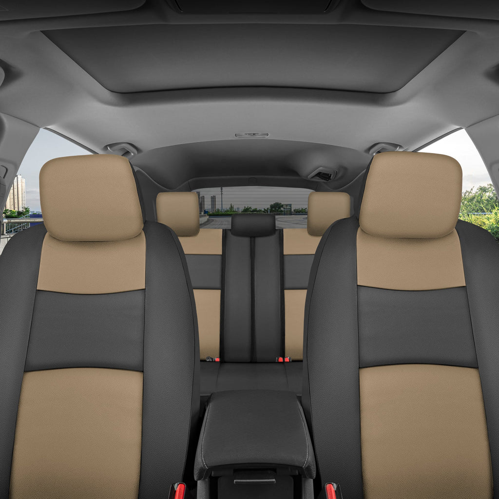 BDK Faux Croc Skin Front Seat Covers and Rear Split Bench Seat Covers