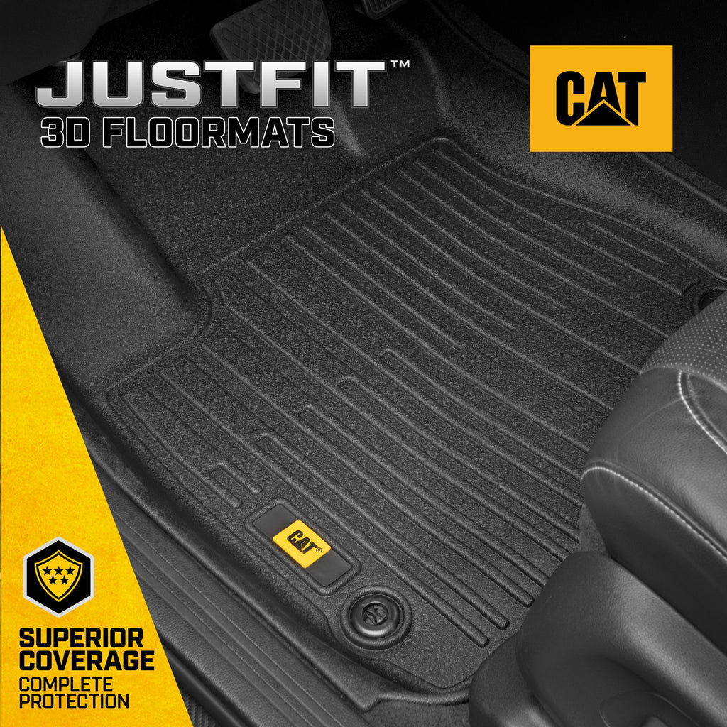 CAT® JustFit™ 3D Custom Fit Floor Mats for Honda CRV 2023, 2026 - Heavy Duty Floor Liner Protection Laser Measured, Honda CRV Accessories, Car Liner