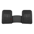MotorTrend WingRunner Rear Floor Mat - Trim to Fit - Black