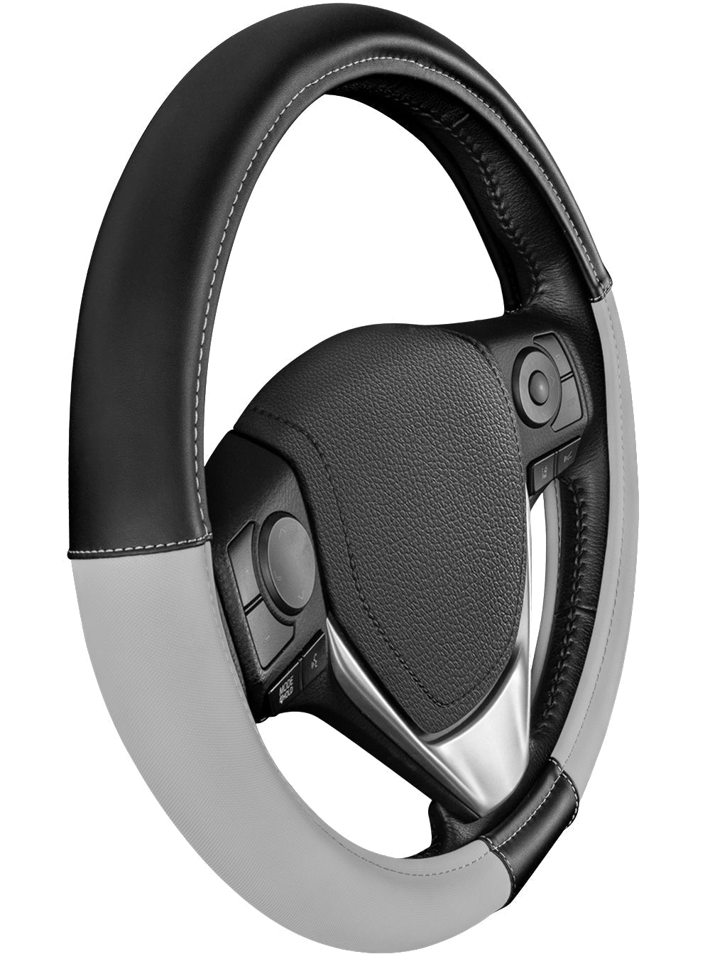 CAT ErgoDrive Faux Leather Steering Wheel Cover (Fits 14.5" - 15.5")