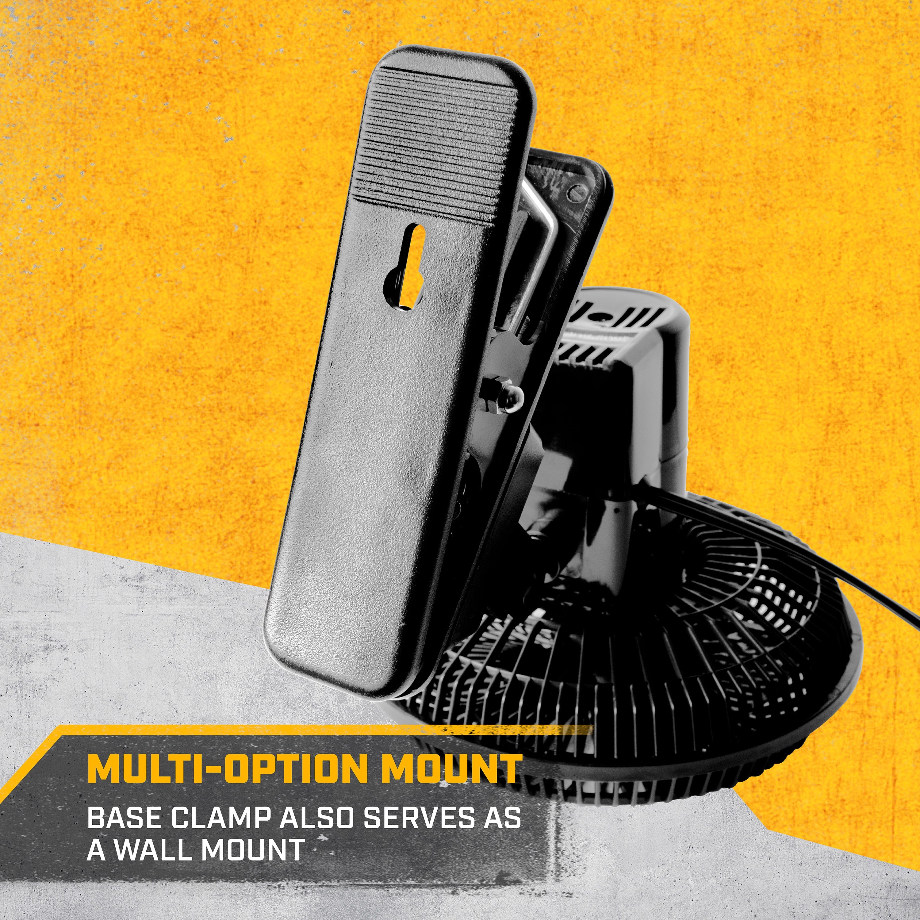 CAT 12-Volt Portable Clip-On Fan with Oscillating Design