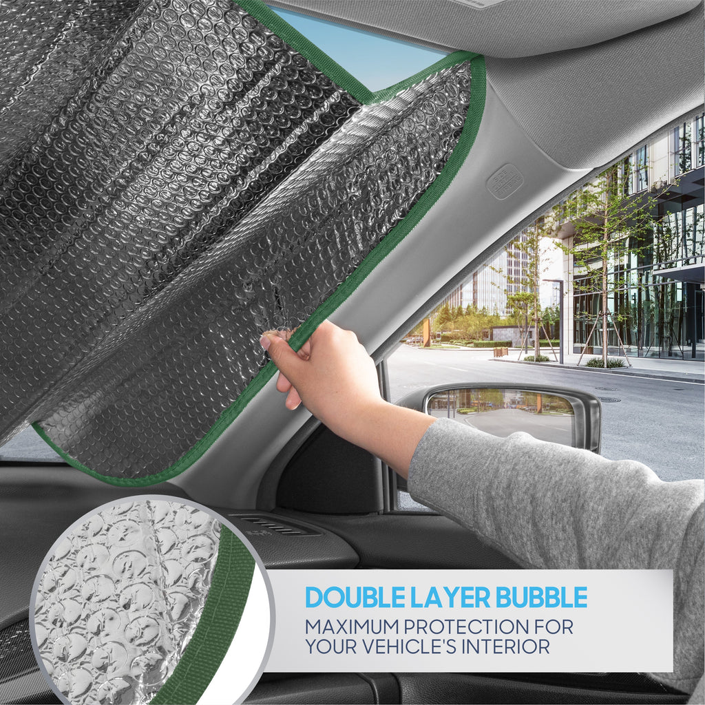 BDK Cali Palm Front Windshield Sunshade (57" x 27")