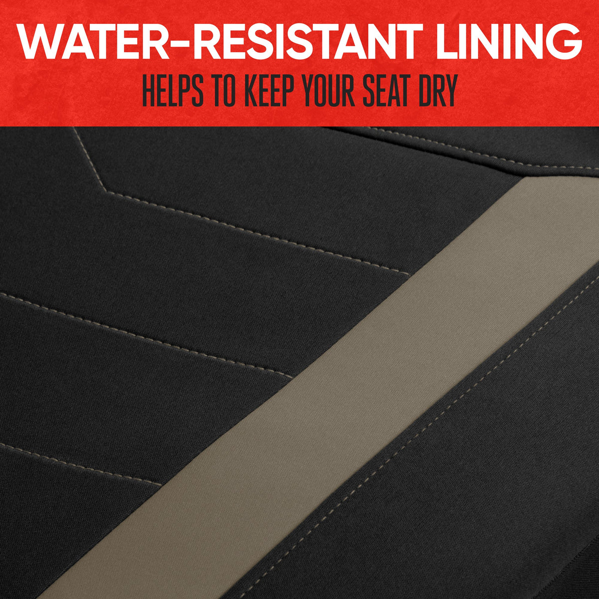 MotorTrend 2-Pack SpillGuard Water-Proof Neoprene Front Seat Covers
