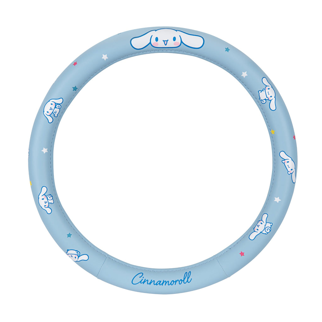 Carbella Sanrio Cinnamoroll Steering Wheel Cover (Fits 14.5" - 15.5")