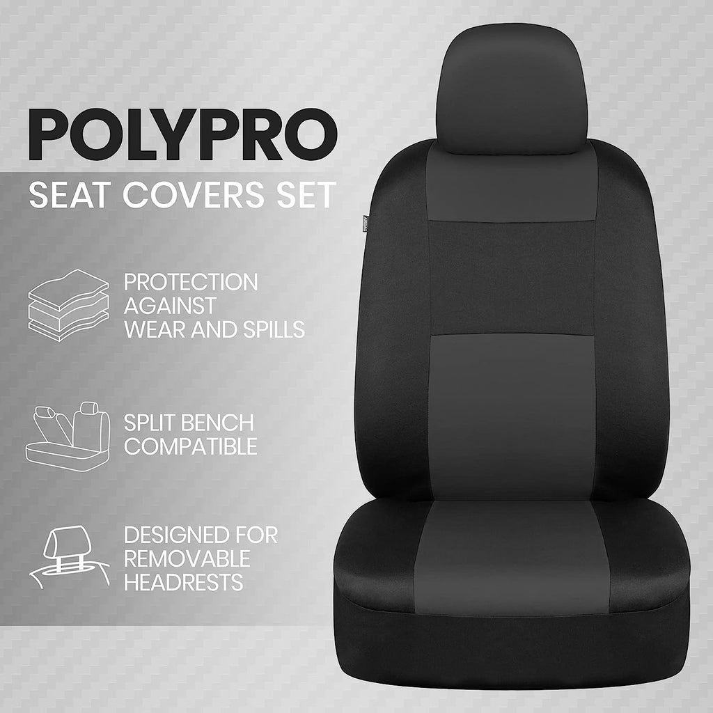 BDK 2-Pack PolyPro Front Seat Covers