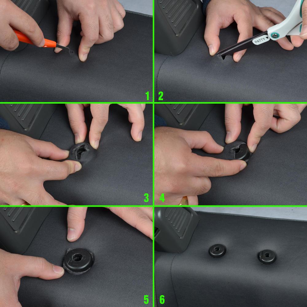 BDK 2-Pack PolyCustom EasyWrap Front Seat Covers for Ford F-150 Regular & Extended Cab (2004 - 2008)