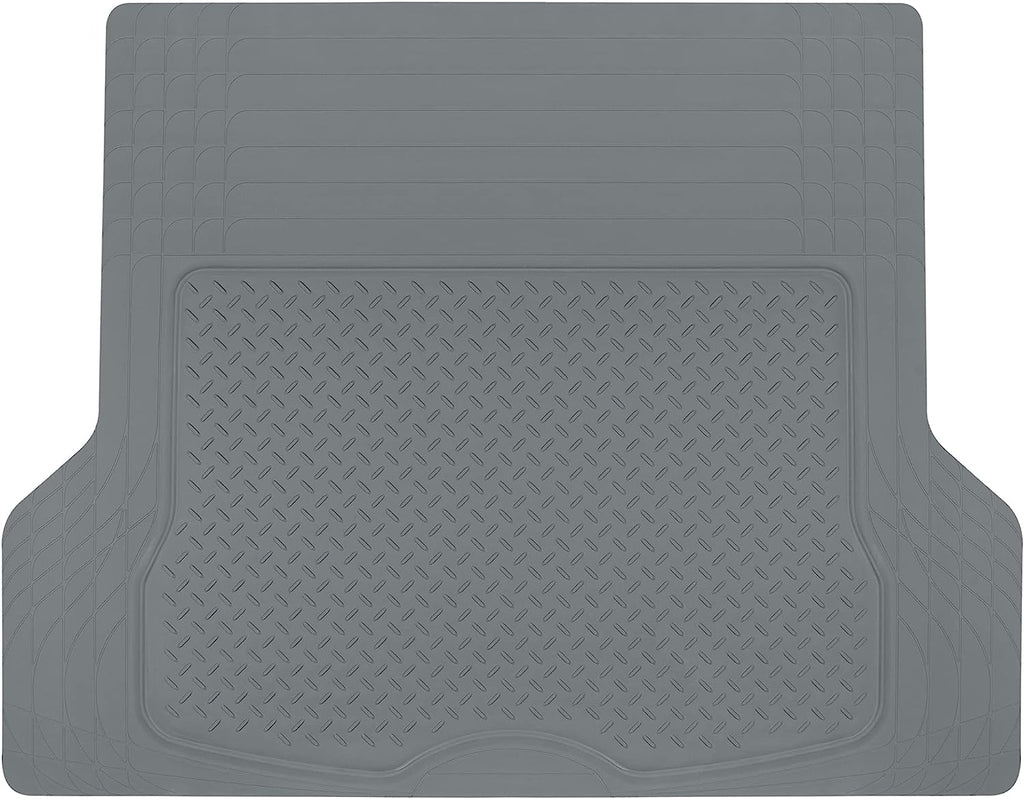 BDK Trunk/Cargo Rubber Liner - Heavy Duty, All Weather, Trim to Fit (53.8" x 43.2")