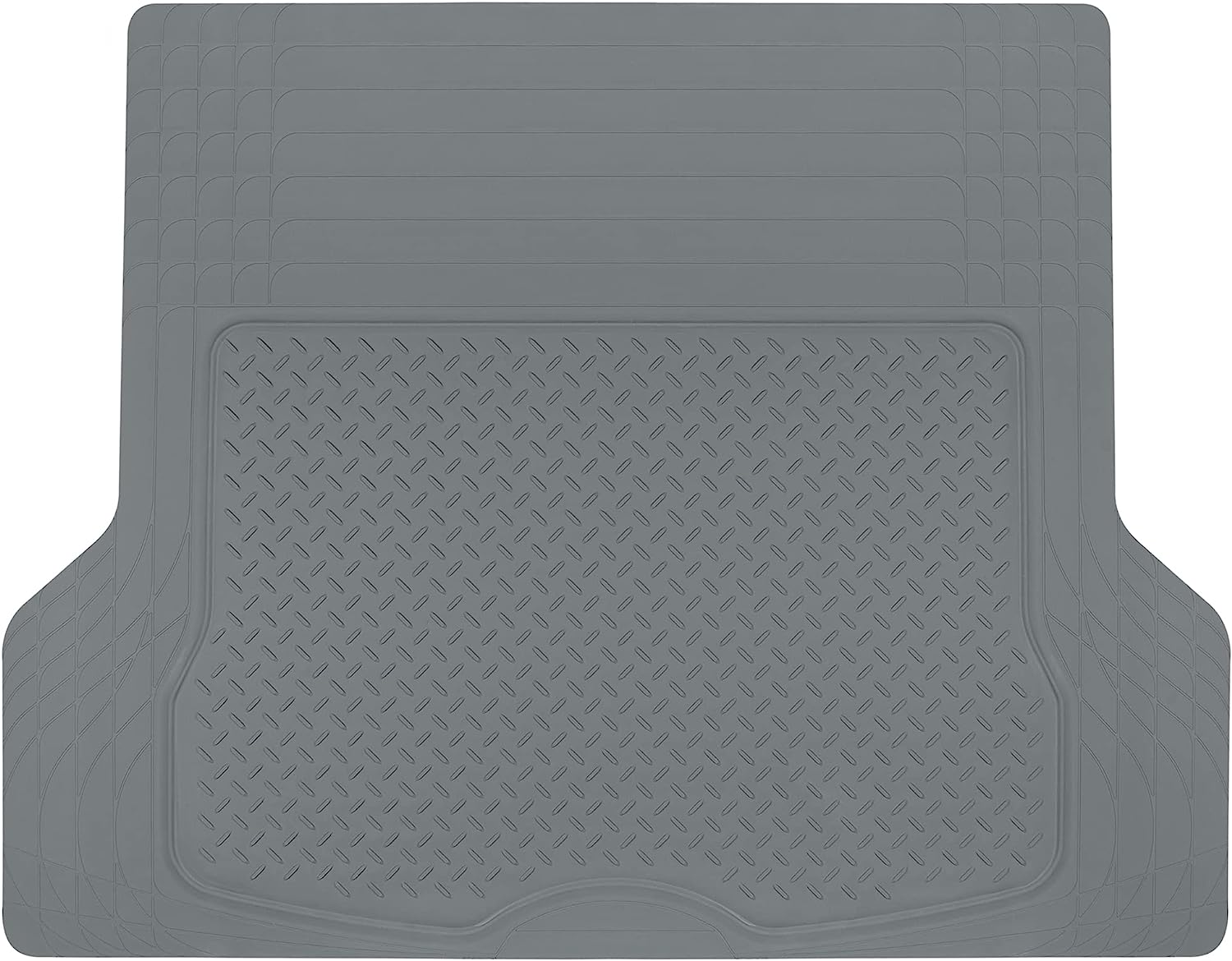 BDK Trunk/Cargo Rubber Liner - Heavy Duty, All Weather, Trim to Fit (53.8" x 43.2")