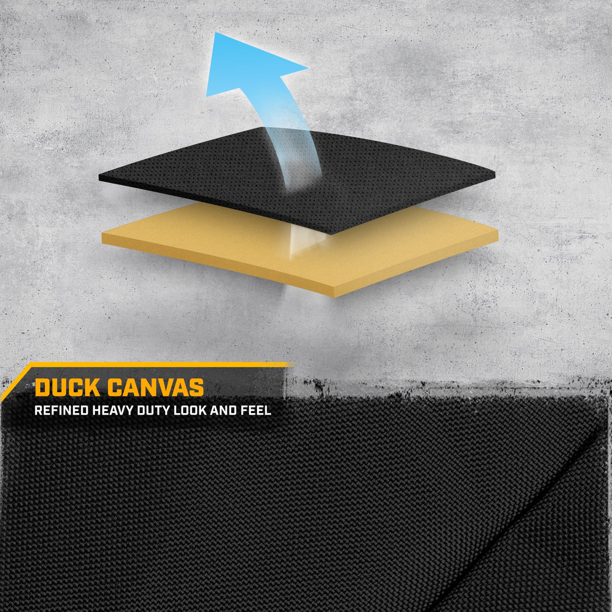 CAT Black Rear Seat Cover for Trucks, Cars & SUVs – Heavy-Duty Oxford Canvas – 60/40 Split Bench Protector – Durable Back Seat Cover for Work Trucks, Pets, Travel – Car & Truck Interior Accessory