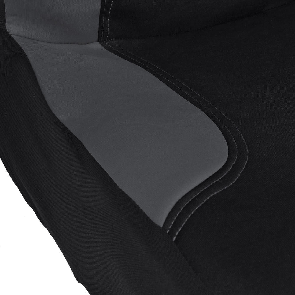 BDK 9-Piece UltraSleek Two-Tone Front Seat Covers and Rear Seat Covers