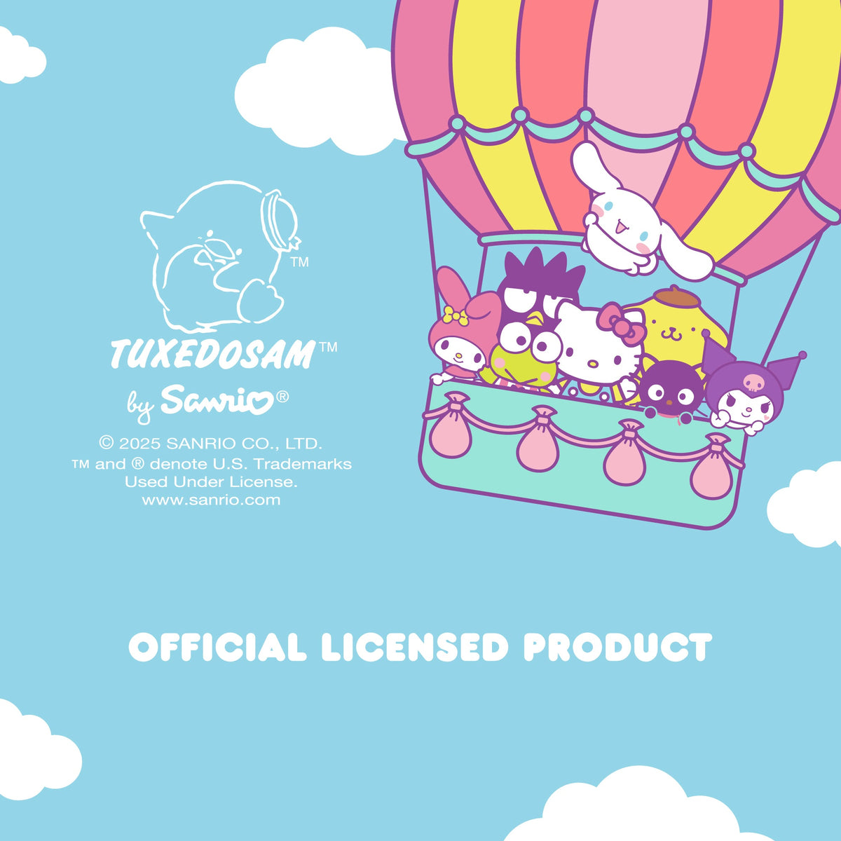 Hello Kitty and Friends Car Air Freshener (Tuxedosam - Tuxedo Mint) Hanging Gel Area Deodorizer, Long-Lasting Car Scents Air Freshener, Cute Automotive Sanrio Accessories Decor, 2-Pack