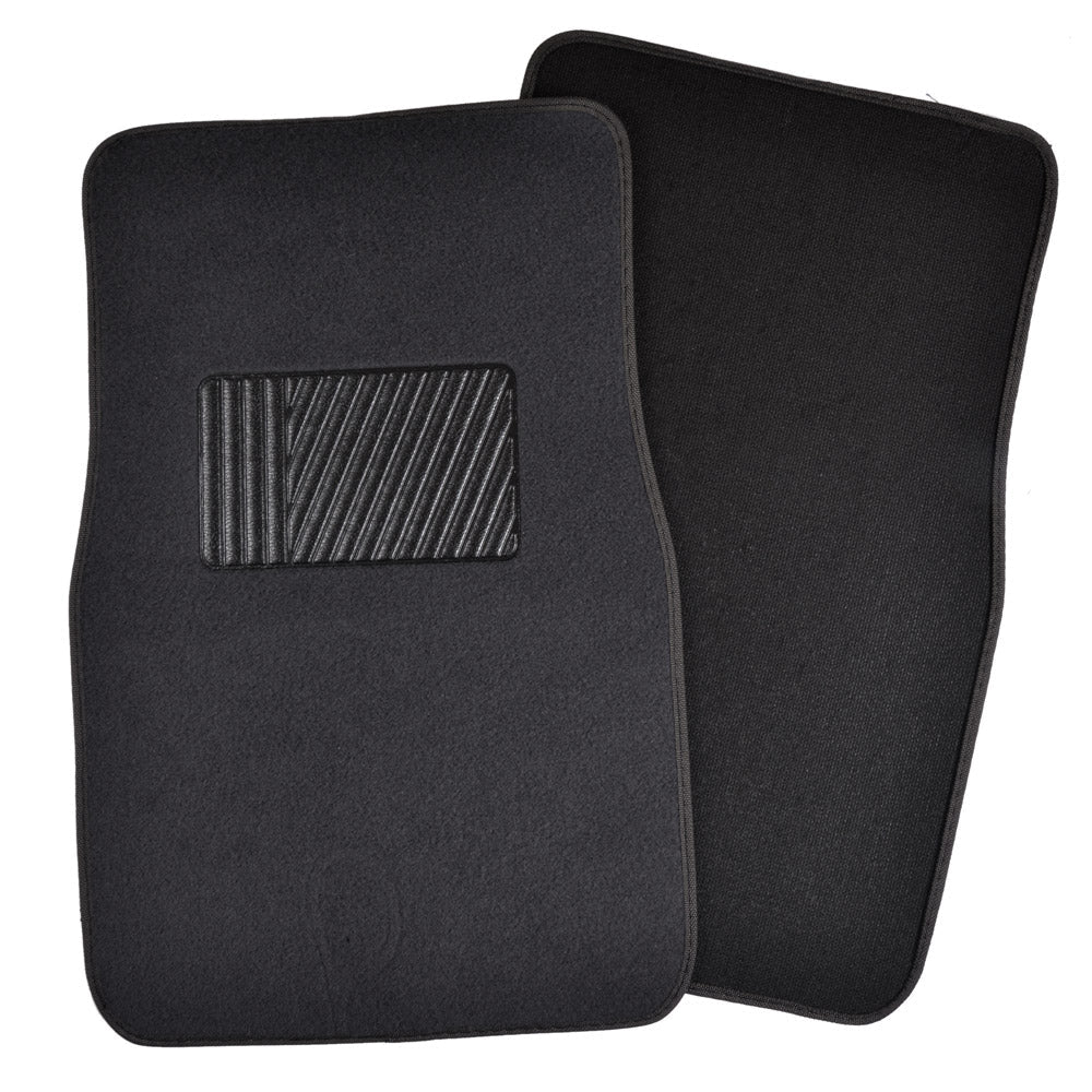 MotorTrend 4-Piece Premium Inter-Lock Backing Carpet Front Floor Mats and Rear Floor Mats