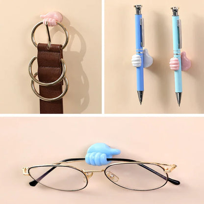 (🔥LAST DAY PROMOTION - SAVE 50% OFF) 10Pcs Creative Thumbs Up Shape Wall Hook
