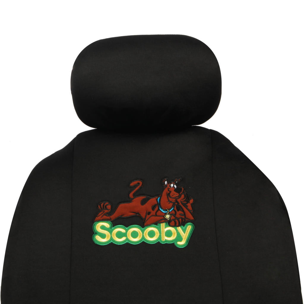 Warner Bros Scooby Doo 9-Piece Classic Original Scooby Front Seat Covers and Rear Seat Covers