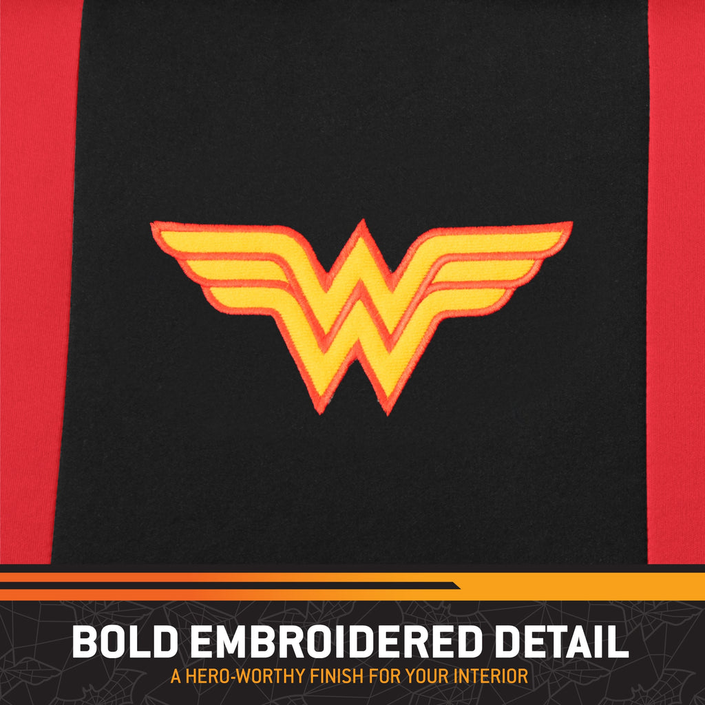 Warner Bros DC Comics 9-Piece Wonder Woman Front Seat Covers and Rear Seat Covers