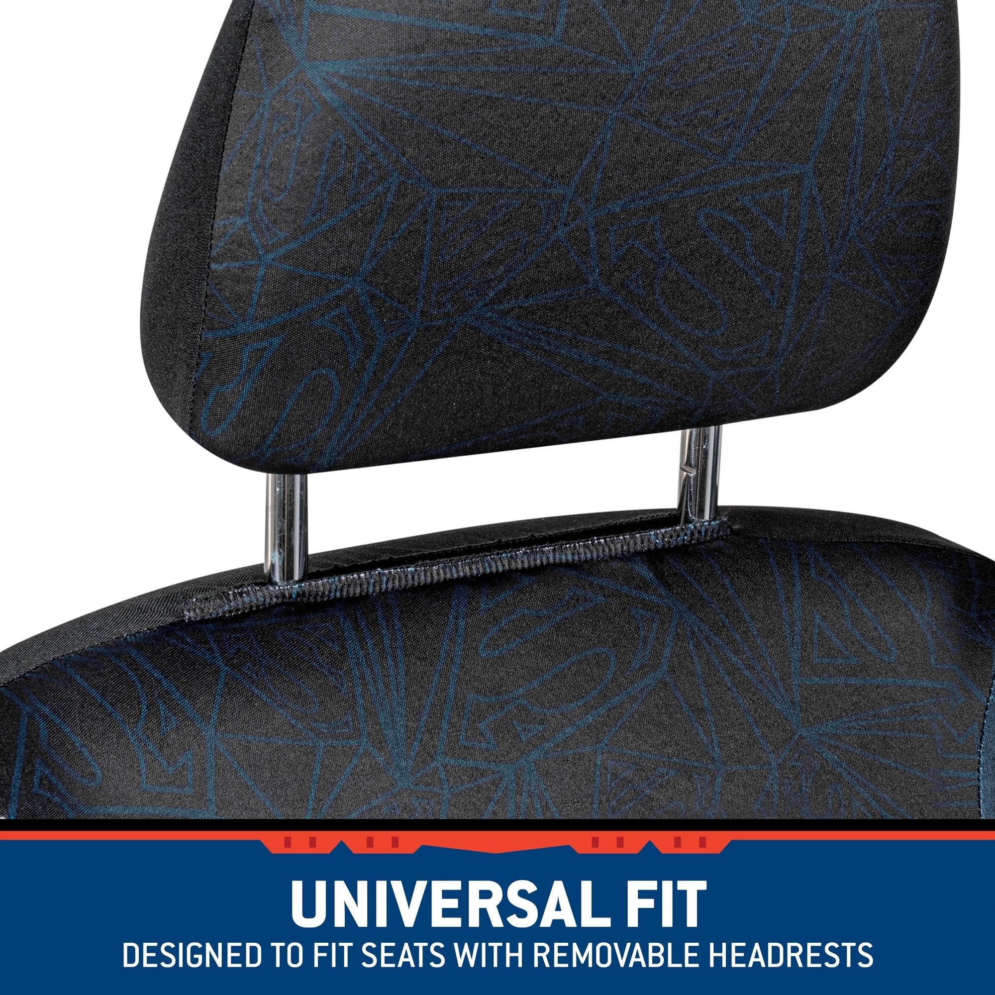 Warner Bros DC Comics 2-Pack Superman Logo Front Seat Covers