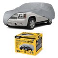 BDK Single Layer Poly Vehicle Cover for Cars, SUVs, Trucks, Vans - Universal Fit, All Weather