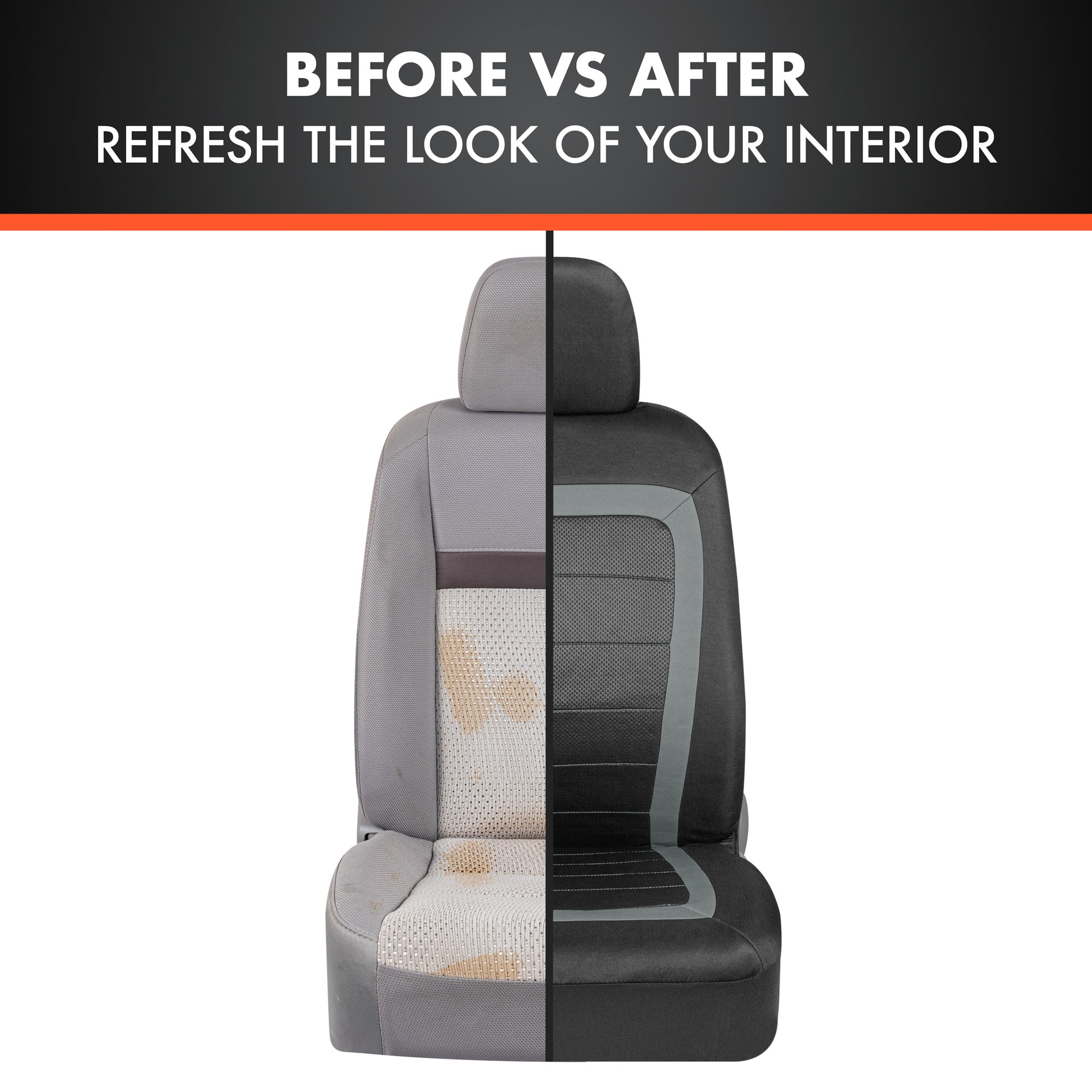 BDK 2-Pack FreshMesh with Honeycomb Backing Front Seat Covers