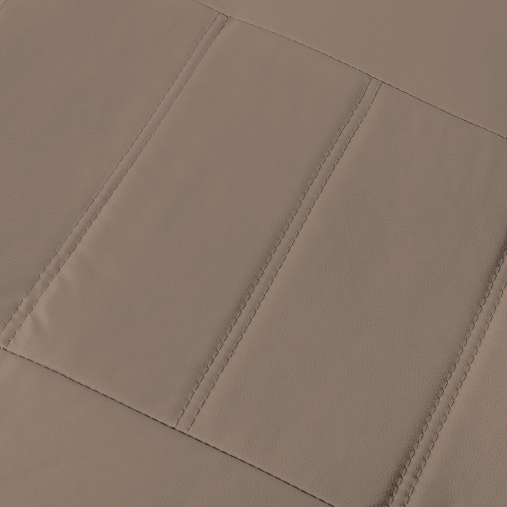 BDK 9-Piece Premium Faux Leather Front Seat Covers and Rear Seat Covers