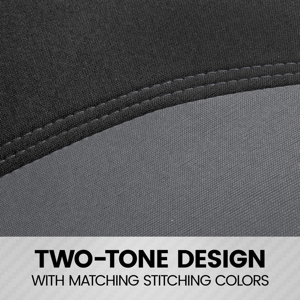 BDK 9-Piece UltraSleek Two-Tone Front Seat Covers and Rear Seat Covers