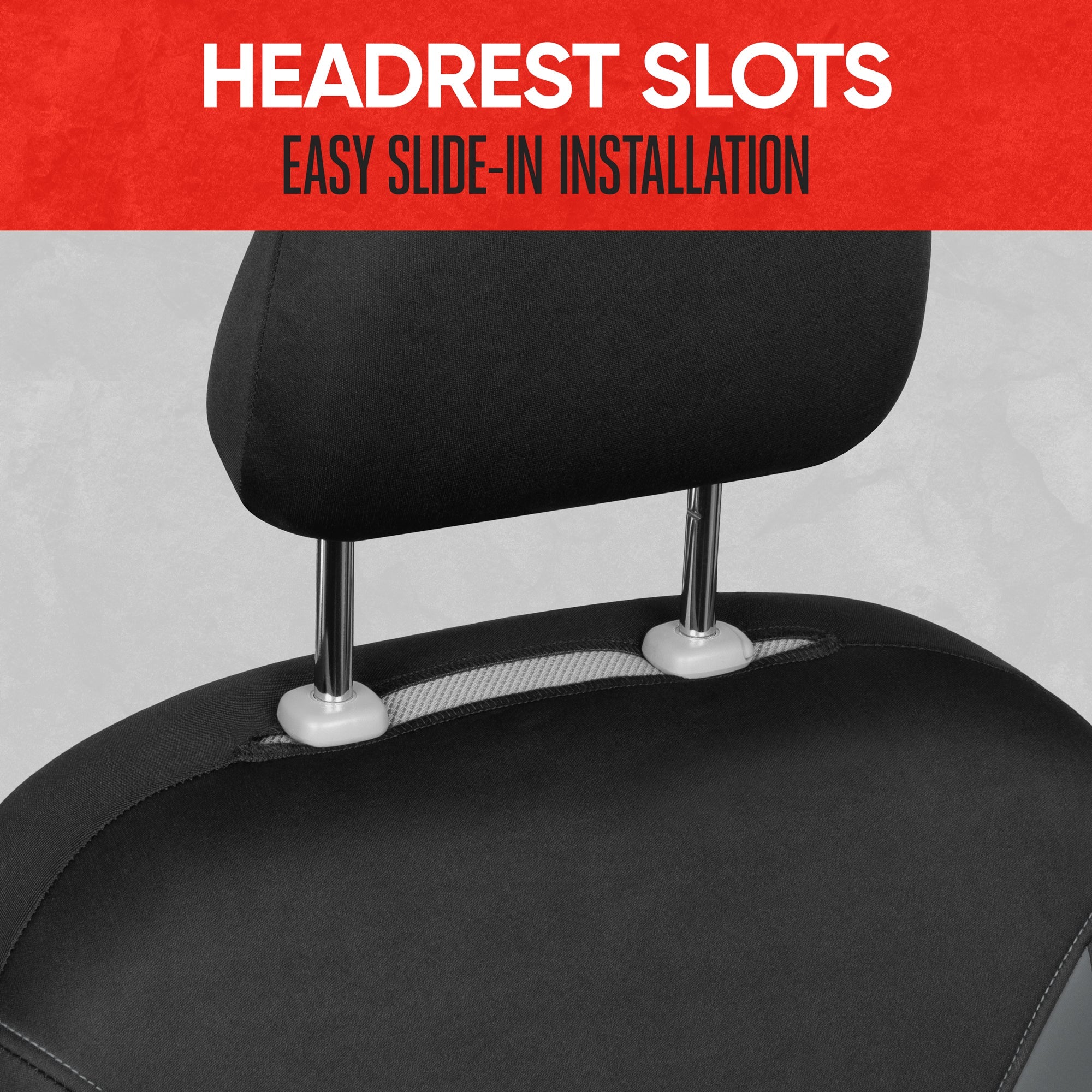MotorTrend 2-Pack SpillGuard Water-Proof Neoprene Front Seat Covers