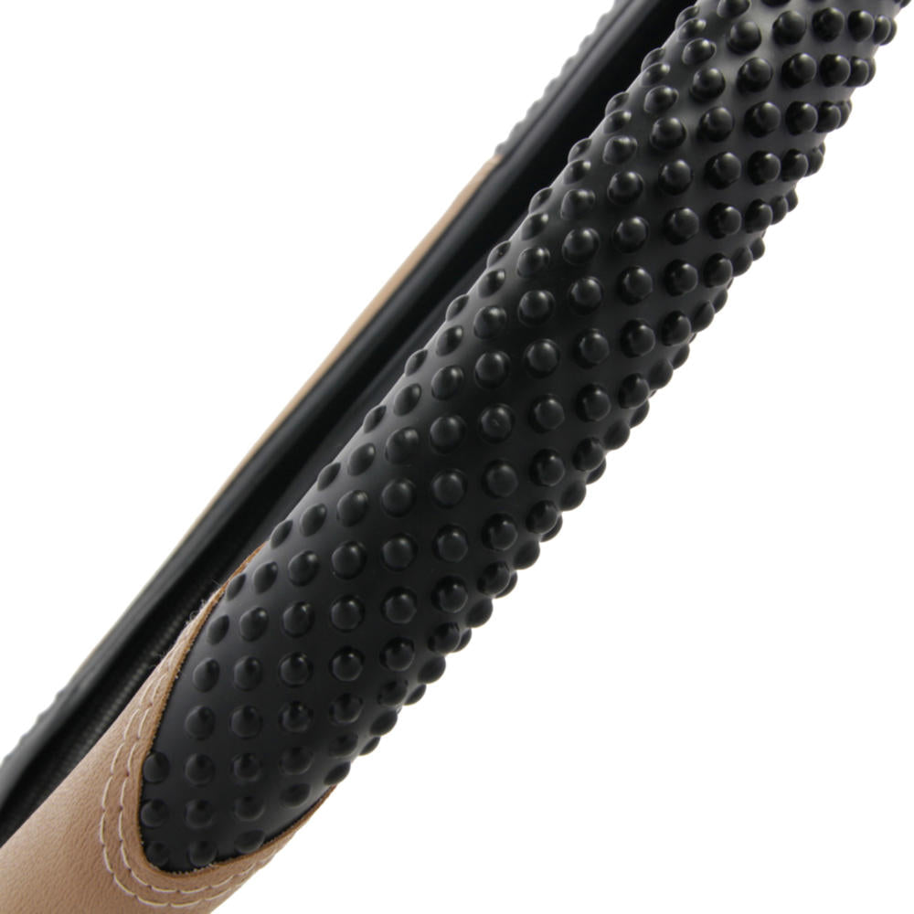 BDK Ergonomic Sport Massage Grip Steering Wheel Cover (Fits 14.5" - 15.5")
