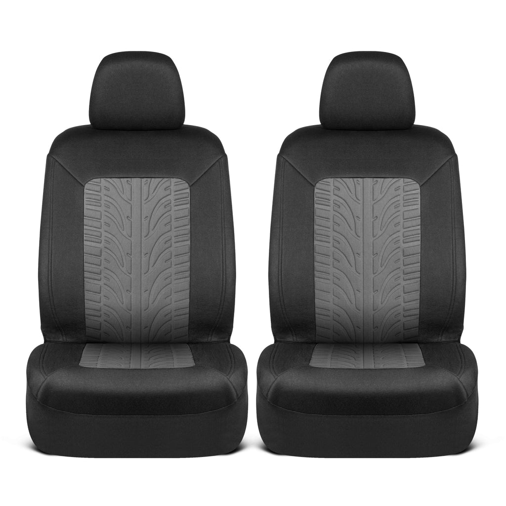 MotorTrend 2-Pack Grand Prix Tire Tread Front Seat Covers
